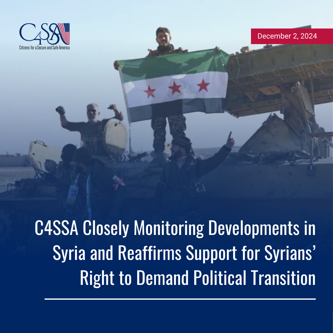 C4SSA Closely Monitoring Developments in Syria and Reaffirms Support for Syrians’ Right to Demand Political Transition